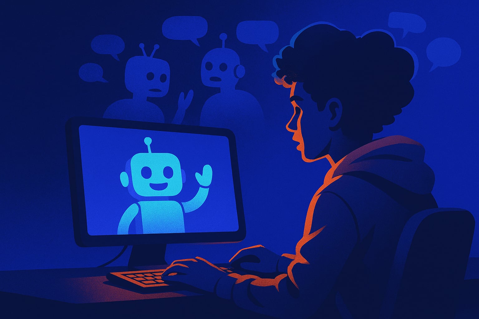 I made my Discord server public and got 400 members in a week. They all talked to bots and never to each other.